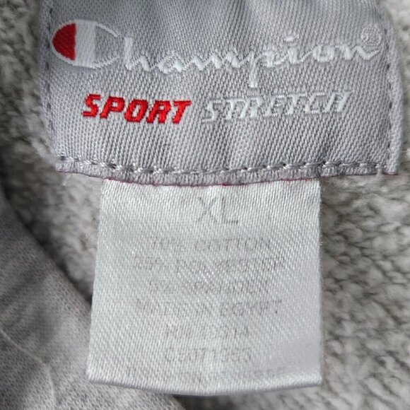 Champion Sweatshirt Vintage Jr XL Notre Dame Fighting Irish Hoodie Gray Academia - Picture 5 of 16